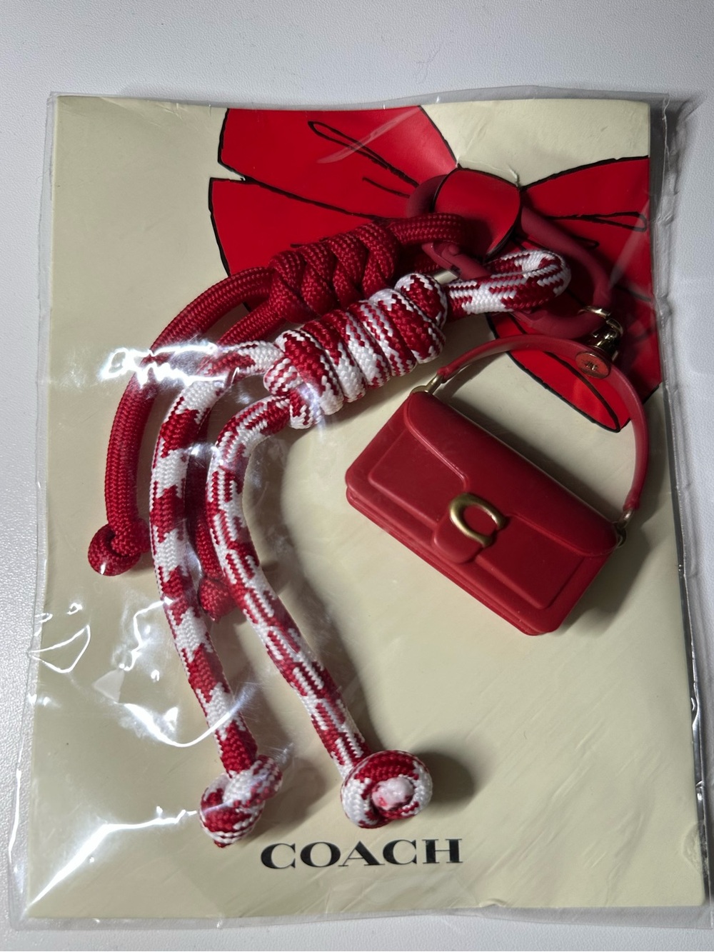 Coach  Lunar New Year  Red  Tabby Bag Charm
